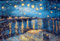 MISITU Puzzle 2000 Teile für Erwachsene Van Gogh Puzzles Sternennacht auf dem Rhôn 2000 Teile Puzzle für Kinder ab 14 Jahren