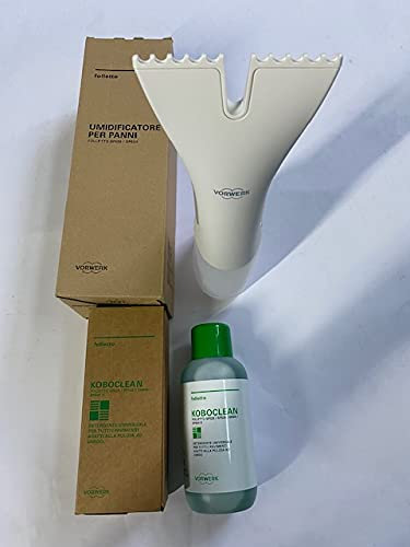 HOMELY Folletto VORWERK Kobold umidificatore per Panni Folletto SP 520-530 + DETERGENTE KOBOCLEAN SP 520-530-600 600S(Prodotti Originali)