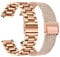 TRUMiRR Compatible con Galaxy Watch 5/5 Pro 45mm/Watch 4 40mm 44mm Correa, 20mm Pulsera de malla de acero inoxidable Correa de reloj Art Metal para Samsung Galaxy Watch4 Classic 42mm 46mm