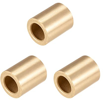 QUARKZMAN 10mm x 16mm x 20mm Lager Hülse x 3Stk Selbstschmierende Zinn Bronze Buchsen für Elektrogeräte und Hausgeräte