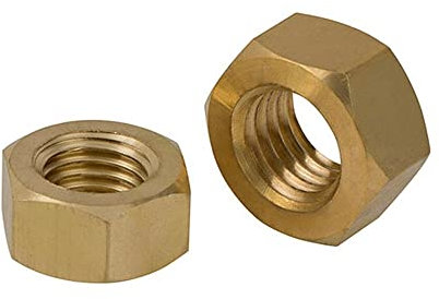 10 pz/50 pz In Ottone Massiccio Rame Esagonale Dado Esagonale per M2 M2.5 M3.5 M4 M5 M6 M8 M10 M12 M14 M16 M18 M20 M22 M24 Vite Bullone Filettatura Metrica (Color : M10 x10pcs)