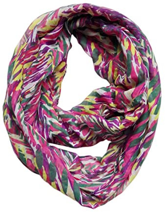 FAIRYGATE Schals & Tücher für Damen Schal Bunt Damen Loop Schal Schlauchschal Halstuch D55026