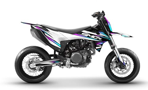 Dekor, Aufkleber passend für KTM 690 SMC-R 2019-2023 - Slight Edition Arider (Blau | Pink)