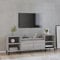 Hovothy Mobile TV Grigio Sonoma 160x35x55cm in Legno Multistrato Tavolini da Salotto Moderni Credenza Bassa Armadio ad Angolo Arredamento Soggiorno Ripiani Supporto TV da Pavimento Portavinili