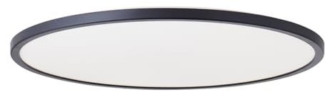 Brilliant Brennan LED-Deckenaufbau-Paneel 54cm, 3-Stufen-Dimmer mit Memory-Funktion, IP44 Spritzwassergeschützt, neutralweißes Licht 4000K, 4000 Lumen, 35W, Schwarz/Weiß