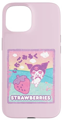 Kuromi Erdbeermilch Hülle für iPhone 15