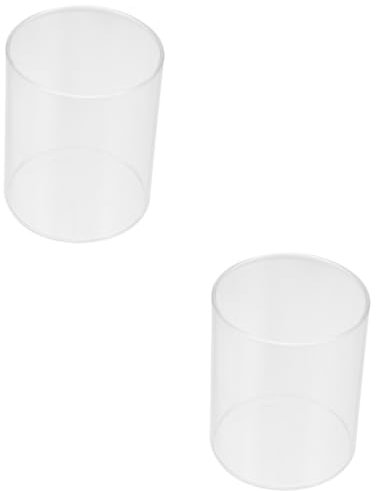 Cabilock 2 Piezas vajilla de vidrio recipiente de vidrio transparente ensaladeras bowl ensalada cristaleria mostrada sujetavelas ensaladera de restaurante ensaladera transparente vegetal