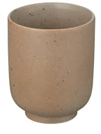 blomus Becher -KUMI- | Kaffeetasse aus Steingut 150 ml | Tasse für Kaffee, Espresso & Tee | Farbe Fungi | Ø6,5 x 8,5H cm | spülmaschinengeeignet | minimalistisches Design