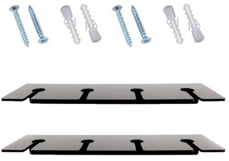 Illkjasfc Wine Glass Rack Wall Mounted Rack Glassware Holder Rack Hangings Holder For Cabinet Kitchen Decors