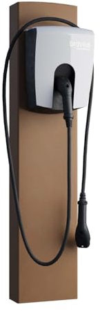 Universeller Wallbox Standfuß FlexiMount mit Bodenanker in Rost