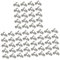 ULDIGI 60 Stk Anhänger aus Metall pendant anhänger charms armreif Kettenanhänger necklace bastelzeug bracelets halsreif Einzigartige Designanhänger antike silberne Anhänger Silver