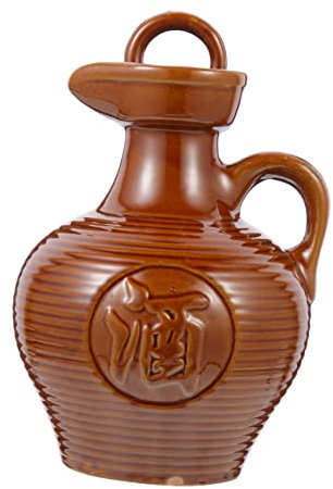 MAGICLULU Carafe à Vin Céramique Vintage Pot à Vin Portable Pour Maison Accessoire Élégant Pour Dégustation De