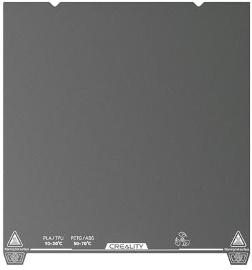 Creality Niedertemperatur-Kaltdruckplatte, Keine Heizung erforderlich, Niedertemperatur-Druck, Beidseitiger Druck, Einfach zu nehmende Abdrücke, Hohe Haftung, Für K1 Max/Ender3 V3 PLUS,315x310 mm