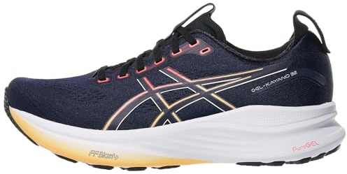 ASICS Men's Gel-Kayano 32 Running Shoes, Midnight/Black, 12 UK