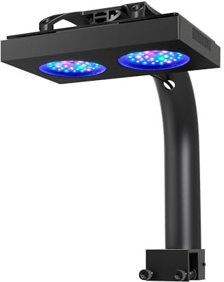 NICREW HyperReef 150 Gen 2 Meerwasser LED-Lampe, 150W Aquarienbeleuchtung für SPS- und LPS-Korallen sowie Meerwasser-Aquarien