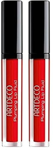 ARTDECO Plumping Lip Fluid - Lipgloss für volle, glänzende Lippen mit Wet-Look Glanz - 1 x 3 ml (Packung mit 2)