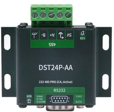 Fangxuee DST24P-AA RS232 422/485 PRO Industrial Grade Isolation Signal Conversion Serial Port Module Converter with Metal Shell