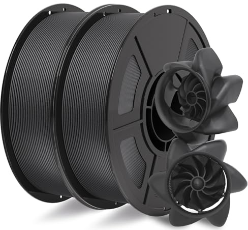IEMAI Nylon Kohlefaser Filament 2Kg, PA6 CF 3D Drucker Filament, Hohe Festigkeit Carbon Fiber 1.75mm, Maßgenauigkeit +/- 0,02mm