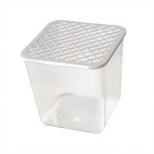 MagiDeal Aquarium Betta Transparent et Moderne avec Couvercle, Petit Aquarium, kit de démarrage pour Tortues, Plantes, Terrarium