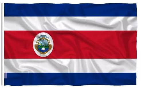 Flagge der Fußballweltmeisterschaft 2026 – Offizielle Nationalflagge, 1,52 x 0,91 m, groß, doppelseitig, mit Messingösen, USA, Kanada, Mexiko (Costa Rica)