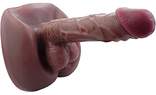 JiXGzAo Analdildo, Realistischer MäNnlicher GroßEr Penis, Echtes GefüHl, Lebensechter Hintern, Lebensechte Hoden, MäNnertorso Mit Dildo, Arsch, Sexpuppe, Masturbierende Liebespuppe