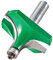 Trend CraftPro Bearing Guided Ovolo Router Cutter, 1/2 Inch Shank with 25.4mm Radius and 32mm Cut Length, Carbide Tipped, C079BX1/2TC