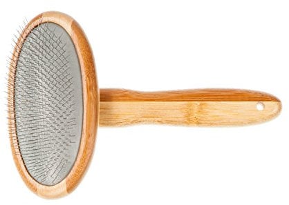 The Wool Company Luxury Sheepskin Brush | Eco-Friendly Bamboo Brush for Sheepskin Rug | Deep Combing to Restore Softness