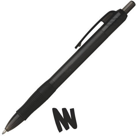 Retractable Ballpoint Pen Black 9240109 Box 10