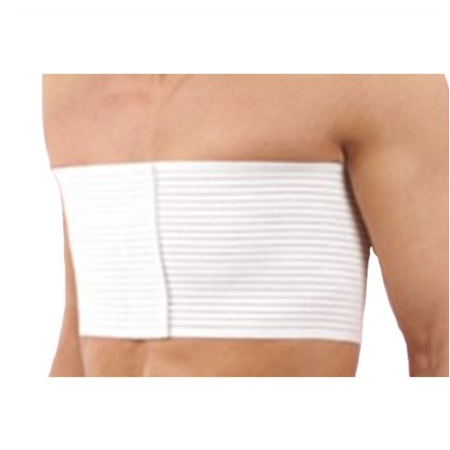 Rippenbandage Herren weiß,Gr. 3 91-105, Hüft- und Rumpfbandagen, Bruchbandagen