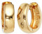 Jobo Damen-Creolen aus 925 Sterling Silber vergoldet 12 mm