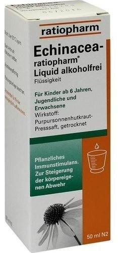 ECHINACEA RATIOPHARM Liquid alkoholfrei 50 ml