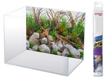 WAVE River Blister Fond Double pour Aquariophilie 30 x 60 cm