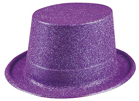 Boland 04256 Hut Glitter, unisex-adult, Lila, One Size