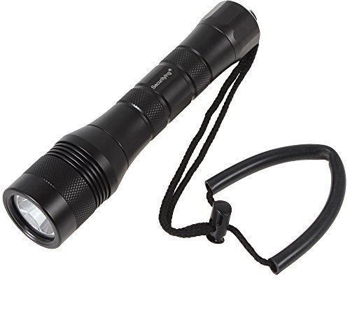SecurityIng® Unterwasser Tauchen Taschenlampe 1000Lm 150M Wasserdicht LED Professionelle Taschenlampe von 3 x 1,5V LR14 Batterien(Nicht enthalten)