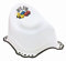 BIECO 11106550 - Kinder Töpfchen weiß, mit Cars Motiv Formula Race und Anti Slip Funktion, ca. 35 x 29 x 32 cm, ab 8 Monate bis etwa 3 Jahre