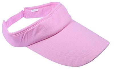 VORCOOL Sport Visor Cap Unisex Kappe UV Schutz Einstellbar für Sommer Tennis Golf Radfahren Angeln Laufen Jogging (Rosa)