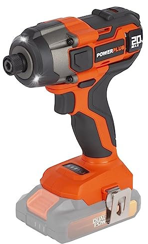 Powerplus Dual Power Akku-Schlagbohrschrauber POWDP20100-20 V Akku-Schlagbohrschrauber mit 4350 U/min und 180 Nm, ohne Akku und Ladegerät