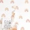 funlife 72PCS Pink Regenbogen Wandtattoo mit Herzen, selbstklebend Wandsticker Regenbogen, Regenbogen deko kinderzimmer, Regenbogen für Kinder, Mädchen, Kinderzimmer, Babyzimmer