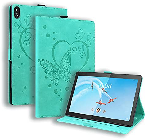 Rosbtib Coque pour Lenovo Tab M10 TB-X505F/TB-X605F/TB-X705F 10.1, Housse avec Support Fonction,Étui Sommeil/Réveil Automatique pour Tablette Lenovo Tab M10 HD/Lenovo Tab M10, Vert