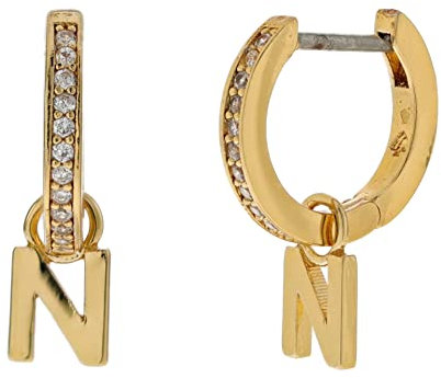 Kate Spade New York Tiny Twinkles N Huggies Earrings Clear/Gold One Size