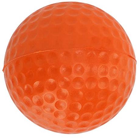 OUKENS Golf-Übungsball, 42,5 mm/1,7 Zoll, PU-Schaum-Golfbälle, Starke Flexibilität, Outdoor-Indoor-Golf-Übungsball, Flugtrainingsbälle für Sport und Fitness(Orange)