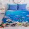 PETTI Artigiani Italiani - Tagesdecke für Einzelbett für Frühling und Sommer, leichte Einzelbettdecke, Tagesdecke, Aquarium 100% Made in Italy