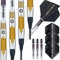 ‎Unicorn Protech|Style 1|Soft Tip Darts, Silber/Gold, 17 g