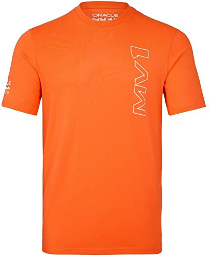 Red Bull Racing F1 Team Max Verstappen 1 Formel Kinder T-Shirt Offizielles Formel 1 - Orange - 8 Jahre