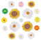Amaxiu Sunflower Iron on Patches, 17 Pieces Colorful Daisy Applique Patches Clothing Repair Embroidered Patches Sew on DIY Flower Patch for Jeans Bags Jackets Hat DIY Crafts