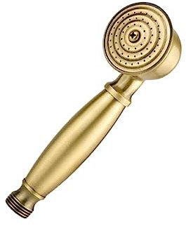 SUIOPPYUW Pommeau de douche Vintage étanche mural robinet pulvérisateur haute pression matériel accessoire douchettes support, Bronze bleu