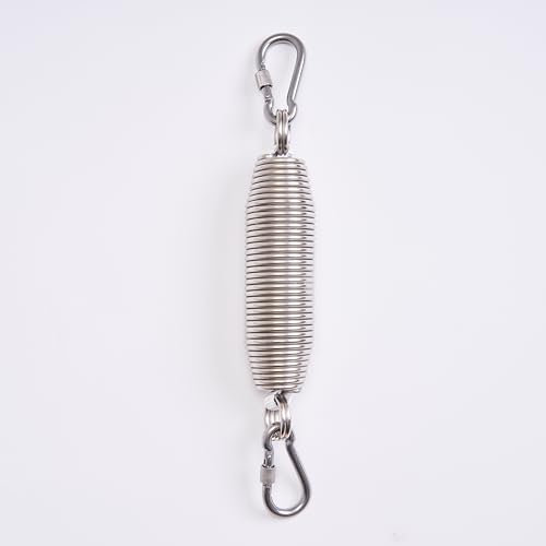 Stabile Schwingfeder für Baby Federwiege + 2 Sicherungskarabiner – TÜV Geprüft und Max 40kg Belastbar – Aus hochwertigem Stahl mit Maximale Sicherheit für Dein Baby