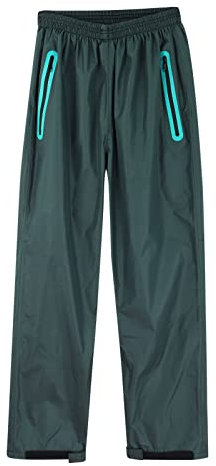 Gymnastikhose Herren Regenfeste, doppellagige, Dicke, atmungsaktive Herren-Regenhose Langlaufski Hose Herren (Navy, L)