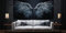 Diamond Painting Schwarze Flügel Diamond Painting Erwachsene, Groß xxl 160 X 80 cm, 5D Diamant Painting Bilder Kinder, DIY Malen Nach Zahlen Erwachsene, Crystal Arts Craft, Wand Deko Aesthetic,C209