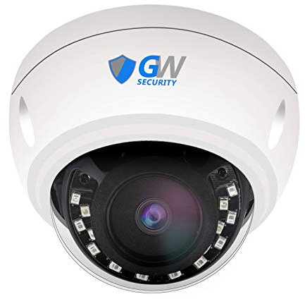 GW Security 4K 8MP Outdoor/Indoor Fulltime Color Night Vision 2.8-12mm Motorized Zoom Lens PoE IP Two-Way Audio Dome Security Camera (GW8573FIP)